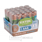 Baterie alkalické ULTRA +, 1,5V AA (LR6) - 20 ks gallery main image