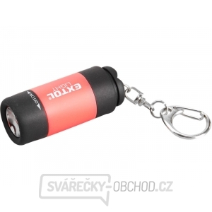 Svítilna USB nabíjecí s LED žárovkou - přívěšek gallery main image