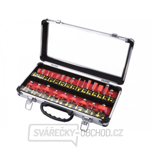 Frézy tvarové do dřeva s SK plátky, sada 24ks, SK Frézy tvarové do dřeva s SK plátky, sada 24ks, SK gallery main image