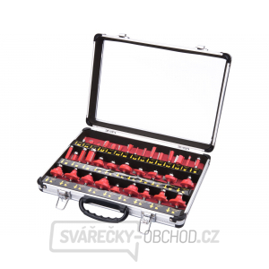 Frézy tvarové do dřeva s SK plátky, sada 35ks, SK Frézy tvarové do dřeva s SK plátky, sada 35ks, SK gallery main image