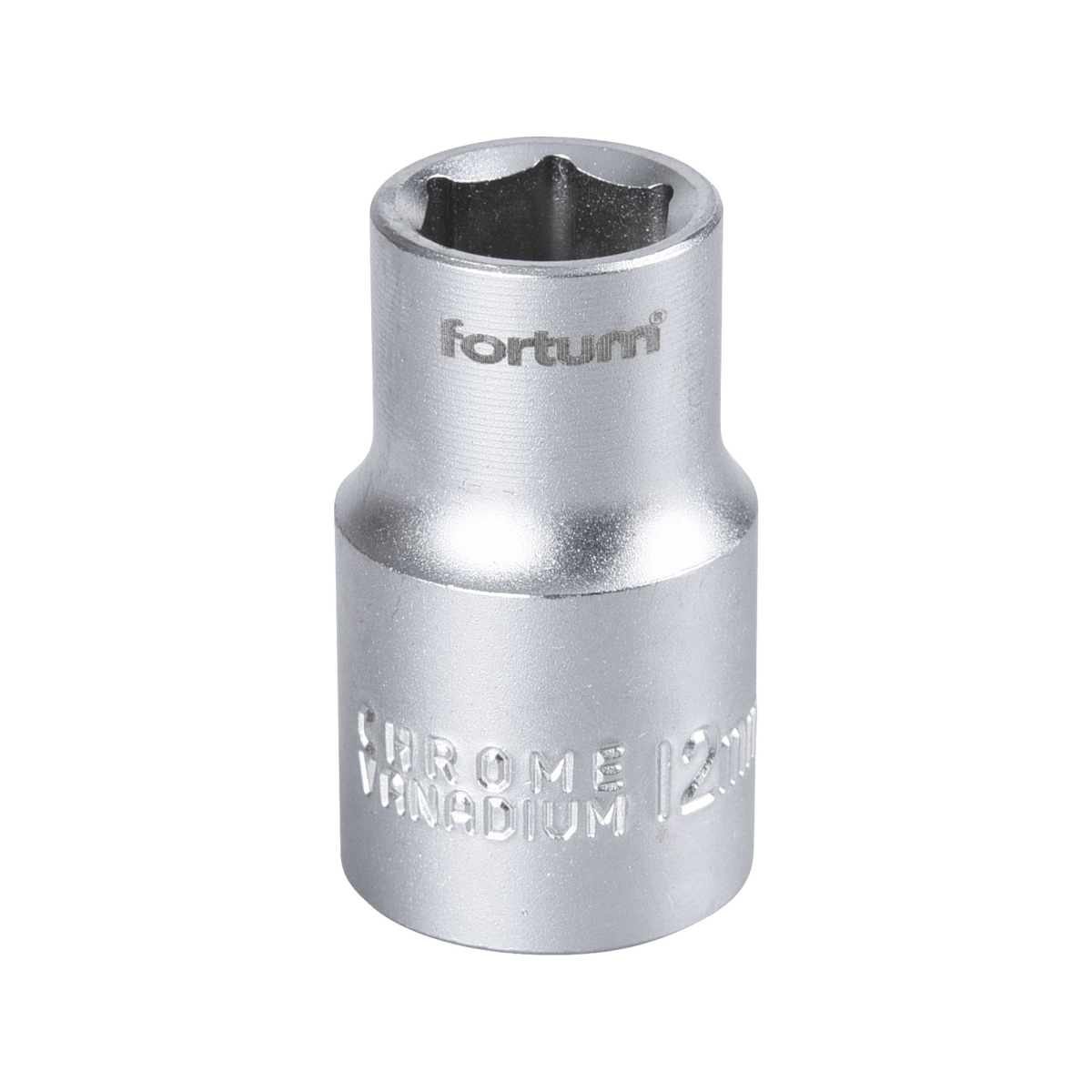 Fortum Hlavice nástrčná, 1/2", 12mm, L 38mm, 61CrV5 4700412