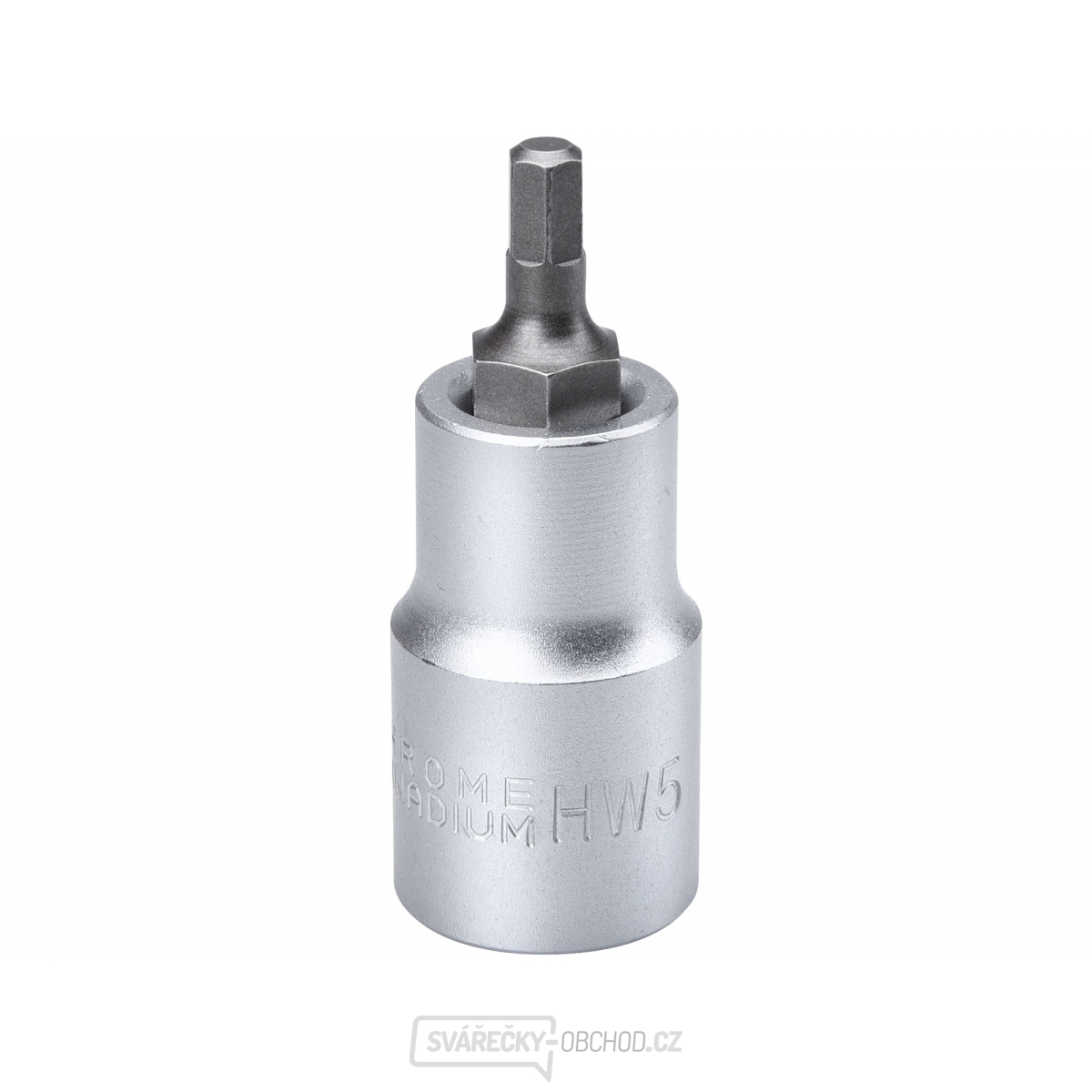 Hlavice zástrčná imbus, 1/2", HX 5, L 55mm, CrV/S2