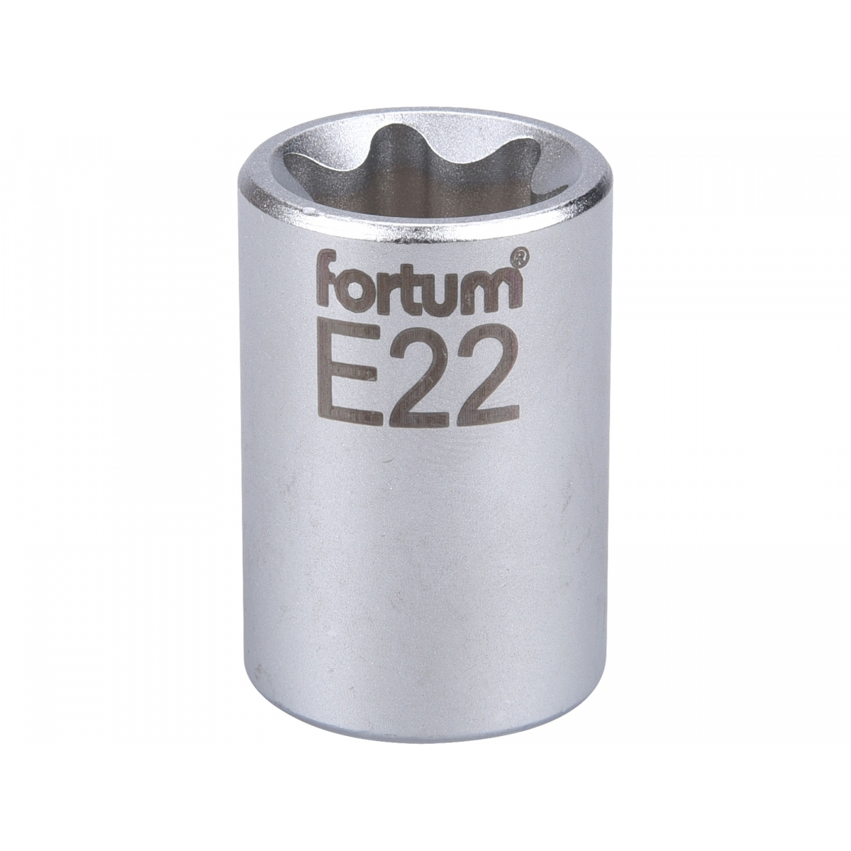 Fortum Hlavice nástrčná vnitřní TORX, 1/2", E 22, L 38mm, 61CrV5