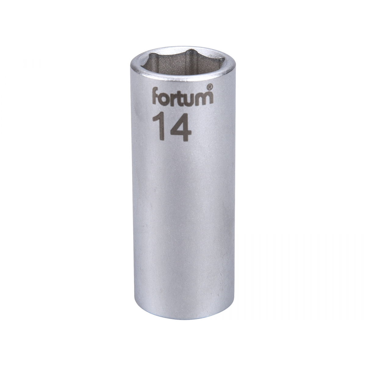 Fortum Hlavice nástrčná prodloužený, 1/4", 14mm, L 50mm, 61CrV5