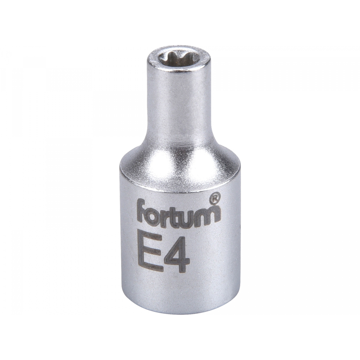 Fortum Hlavice nástrčná vnitřní TORX, 1/4", E 4, L 25mm, 61CrV5