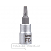 Hlavice zástrčná šroubovák plochý, 1/4 Hlavice zástrčná šroubovák plochý, 1/4