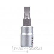 Hlavice zástrčná šroubovák plochý, 1/4 Hlavice zástrčná šroubovák plochý, 1/4