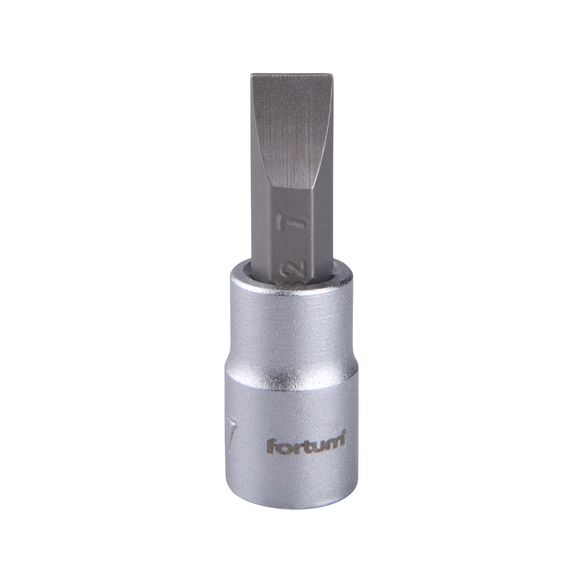 Levně Hlavice zástrčná šroubovák plochý, 1/4", 7mm, L 37mm, CrV/S2 4701802