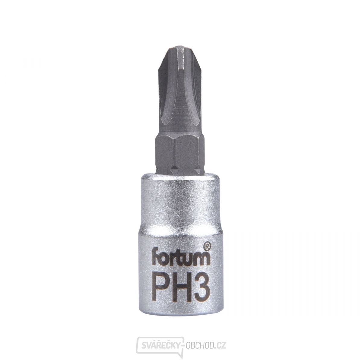 Hlavice zástrčná šroubovák PH, 1/4", PH 3, L 37mm, CrV/S2
