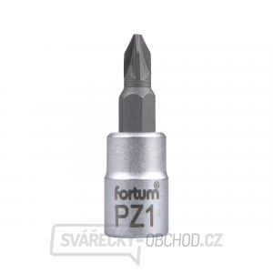 Hlavice zástrčná šroubovák PZ, 1/4 Hlavice zástrčná šroubovák PZ, 1/4