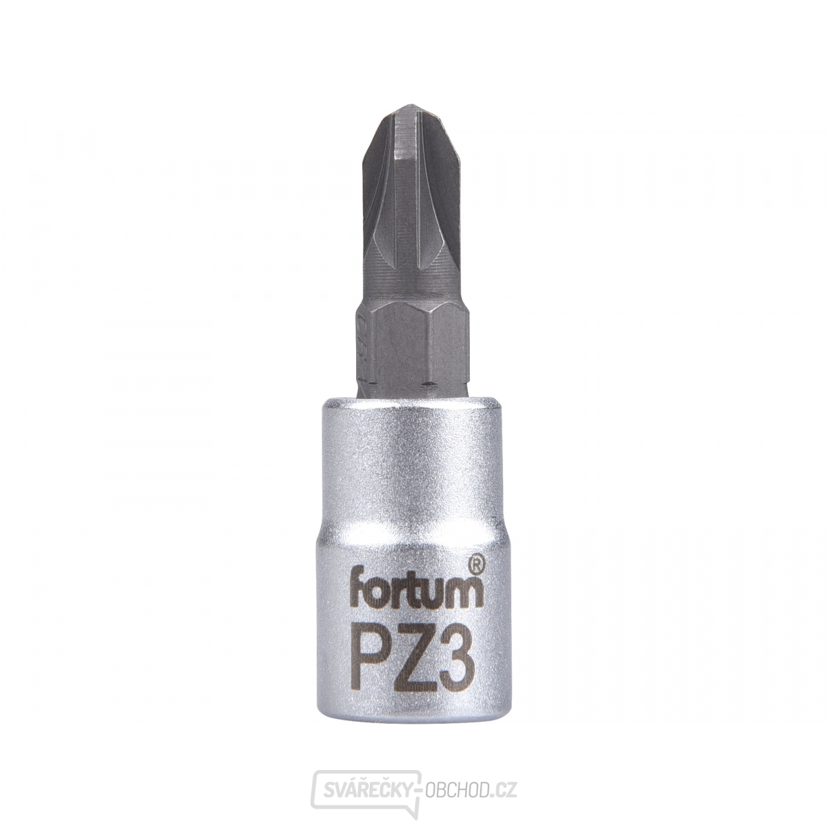 Hlavice zástrčná šroubovák PZ, 1/4", PZ 3, L 37mm, CrV/S2