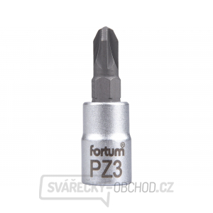 Hlavice zástrčná šroubovák PZ, 1/4 Hlavice zástrčná šroubovák PZ, 1/4