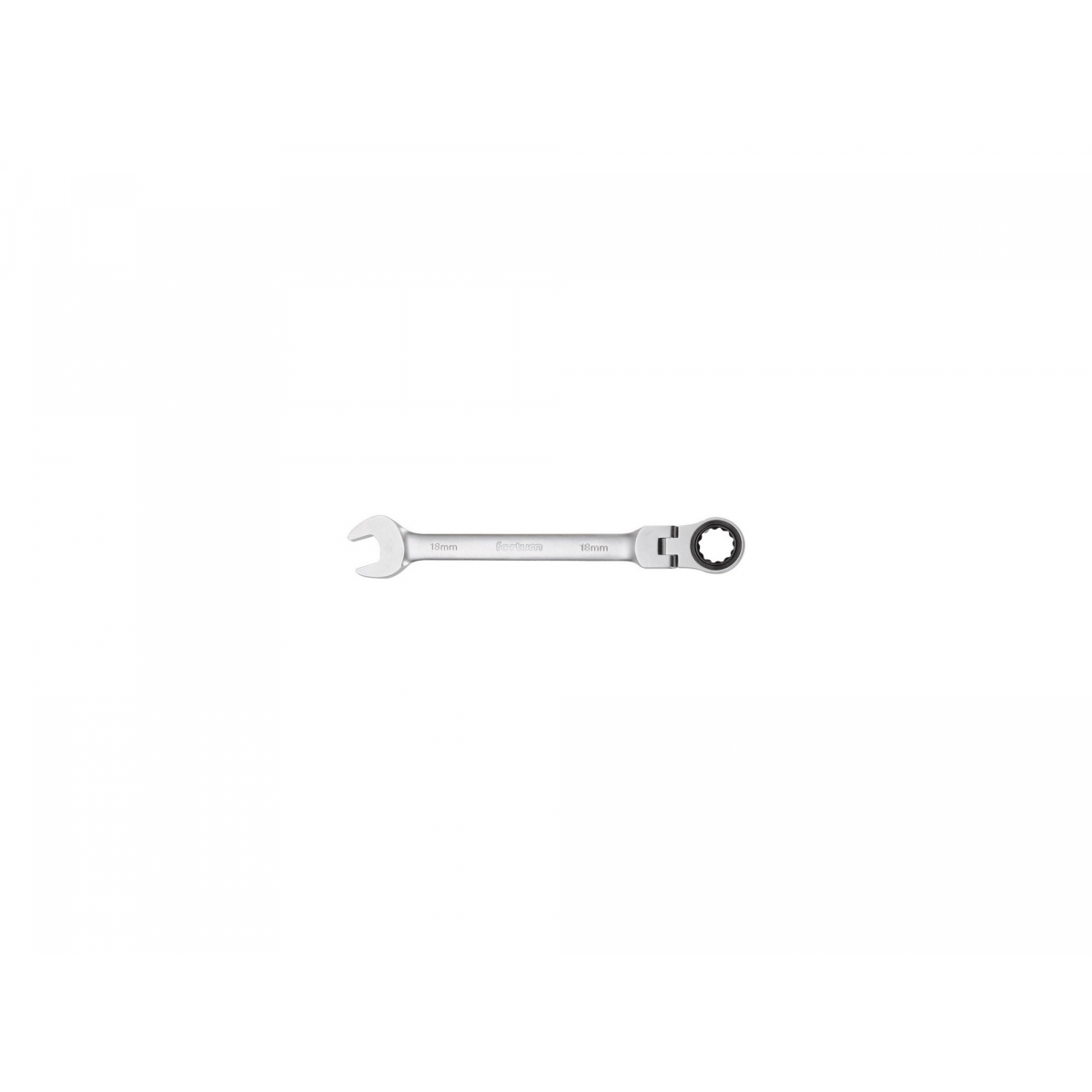 Fortum Klíč ráčnový očkoplochý s kloubem, 72 zubů, 8mm, L 134mm, CrV/S2