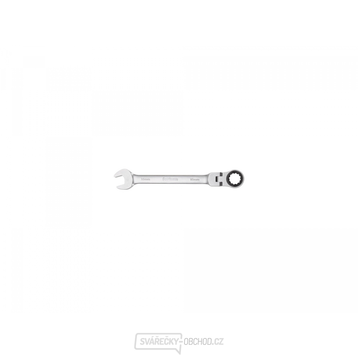 Klíč ráčnový očkoplochý s kloubem, 72 zubů, 8mm, L 134mm, CrV/S2