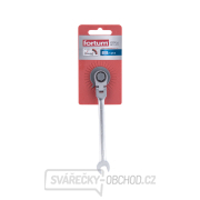 Klíč ráčnový očkoplochý s kloubem, 72 zubů, 8mm, L 134mm, CrV/S2 Náhled