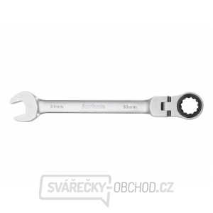 Klíč ráčnový očkoplochý s kloubem, 72 zubů, 13mm, L 186mm, CrV/S2