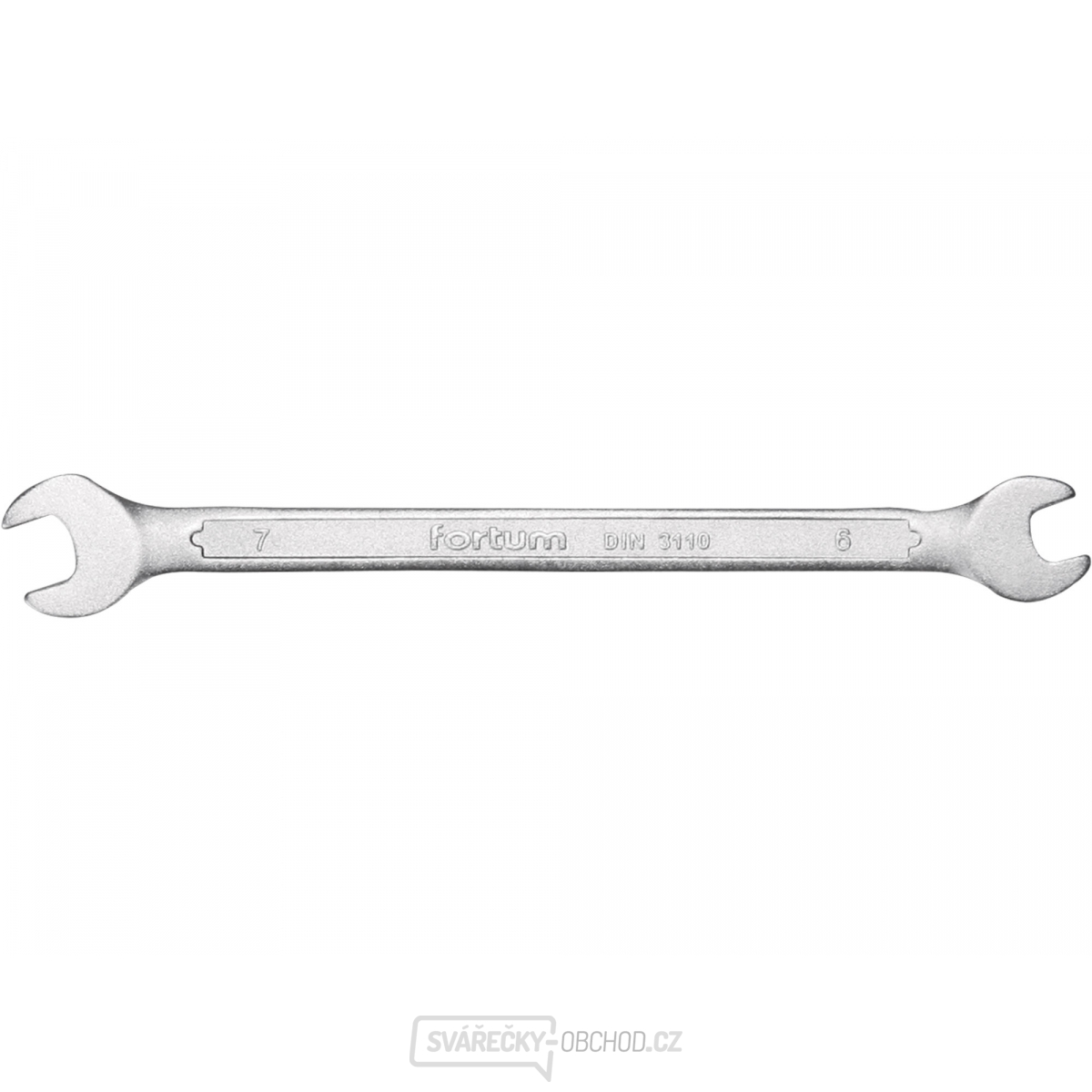 Klíč plochý, 6x7mm, L 121mm, 61CrV5 Klíč plochý, 6x7mm, L 121mm, 61CrV5 gallery main image