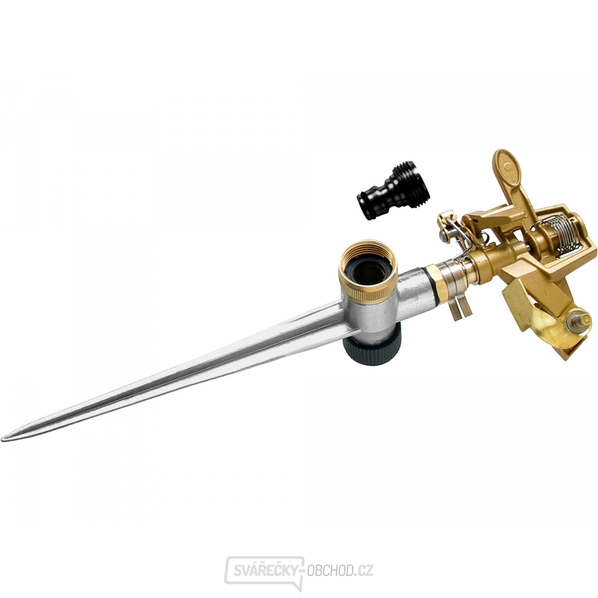 Postřikovač pulzní kovový s mosaznými částmi, MOSAZ