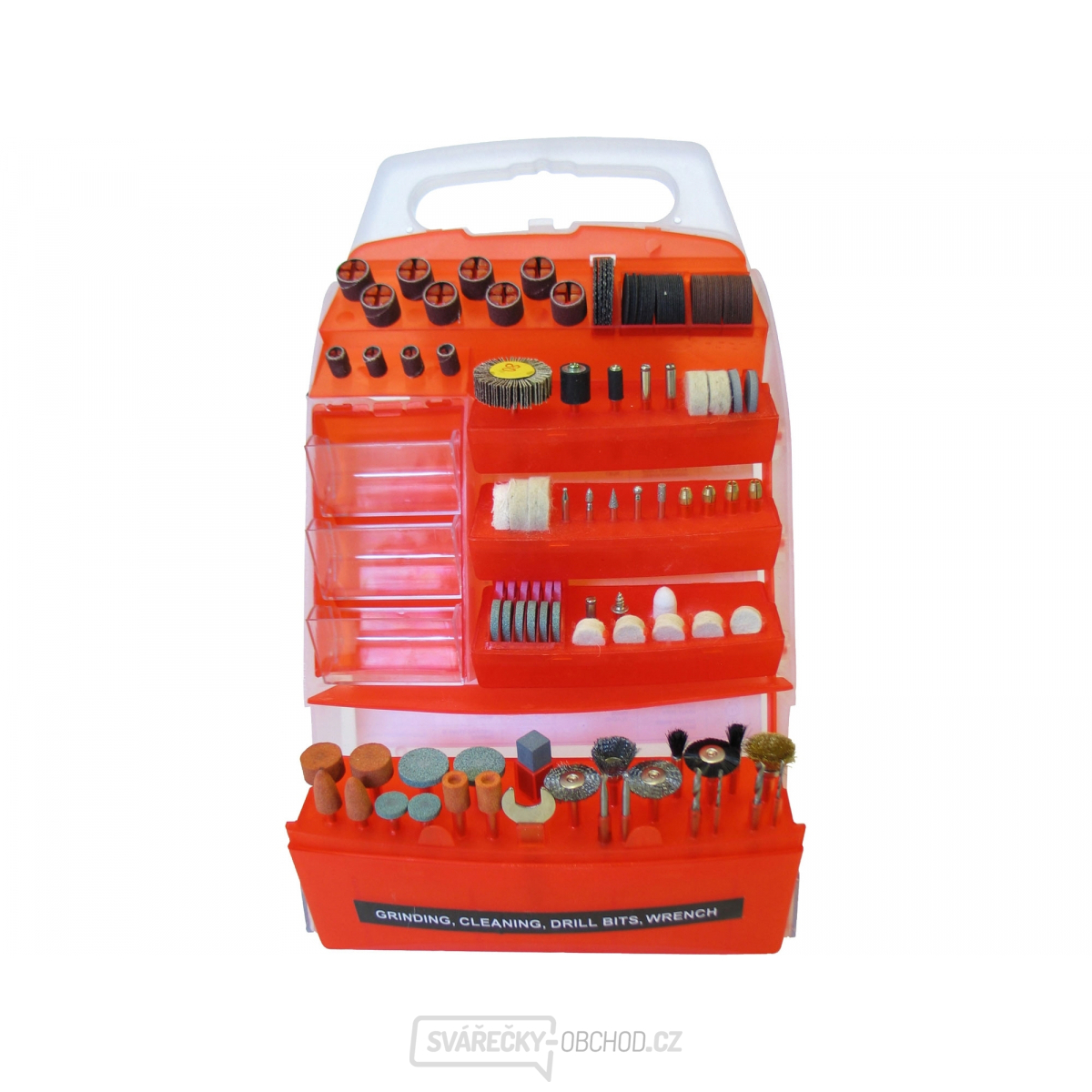 Nástavce na přímou brusku, sada 150ks