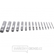 Děrovač kůže, sada 15ks, 2-2,5-3,2-4-4,8-5,5-6,4-8-9,5-11-12,7-14-15,8-19-22mm Děrovač kůže, sada 15ks, 2-2,5-3,2-4-4,8-5,5-6,4-8-9,5-11-12,7-14-15,8-19-22mm gallery main image