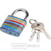 Zámek visací litinový barevný, 38mm Zámek visací litinový barevný, 38mm gallery main image