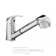 Baterie dřezová teleskopická, délka hadice 130cm, 35mm, chrom, BALLETTO Baterie dřezová teleskopická, délka hadice 130cm, 35mm, chrom, BALLETTO gallery main image