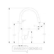 Baterie umyvadlová stojánková teleskopická, chrom, BALLETTO náhled