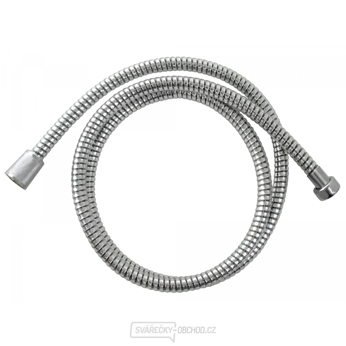 Hadice sprchová, stříbrná, 150cm, PVC