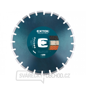Kotouč diamantový řezný segmentový na ASFALT, 400x25,4mm gallery main image