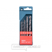 Vrtáky do dřeva, ∅ 4-5-6-8-10mm, CrV - 5ks Vrtáky do dřeva, ∅ 4-5-6-8-10mm, CrV - 5ks gallery main image