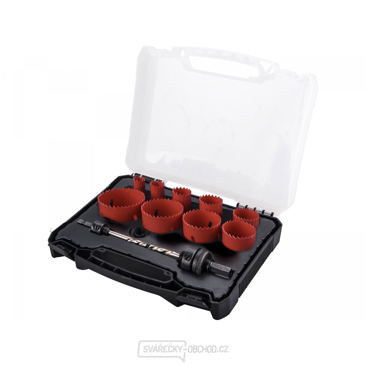 Vrtáky korunkové, univerzální, sada 13ks, HSS/Bi-metal Vrtáky korunkové, univerzální, sada 13ks, HSS/Bi-metal gallery main image