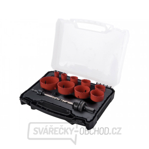 Vrtáky korunkové, univerzální, sada 13ks, HSS/Bi-metal Vrtáky korunkové, univerzální, sada 13ks, HSS/Bi-metal gallery main image