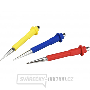 Důlčíky, sada 3ks, 125mm, 0,8-1,5-2,5mm, CrV Důlčíky, sada 3ks, 125mm, 0,8-1,5-2,5mm, CrV gallery main image