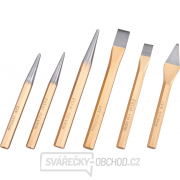Sekáče, průbojníky a důlčík, sada 6ks, CrV Sekáče, průbojníky a důlčík, sada 6ks, CrV gallery main image