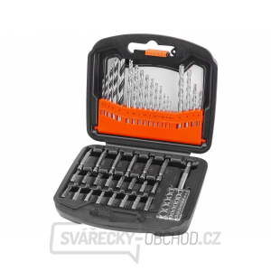 Sada vrtáků a hrotů, HSS, CrV - 44ks Sada vrtáků a hrotů, HSS, CrV - 44ks gallery main image