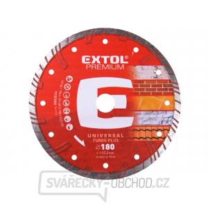 Kotouč diamantový řezný turbo plus, 180x22,2mm Kotouč diamantový řezný turbo plus, 180x22,2mm gallery main image