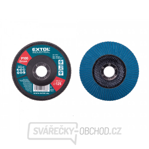 kotouč lamelový šikmý zirkonový, P100, 125mm, ZIRKON kotouč lamelový šikmý zirkonový, P100, 125mm, ZIRKON gallery main image