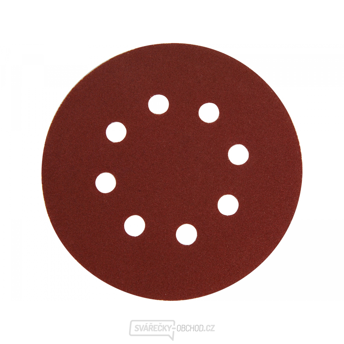 Papír brusný výsek 125mm, zr. P40, suchý zip - 10 ks