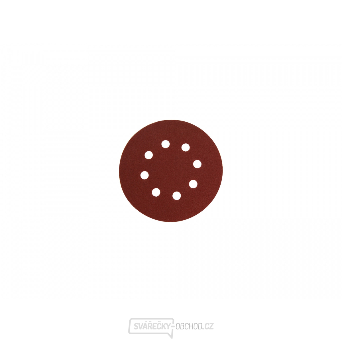 Papír brusný výsek, suchý zip 125mm, zr. P60 - 10 ks