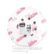 Papír brusný výsek 150mm, zr. P40, suchý zip - 10 ks Náhled