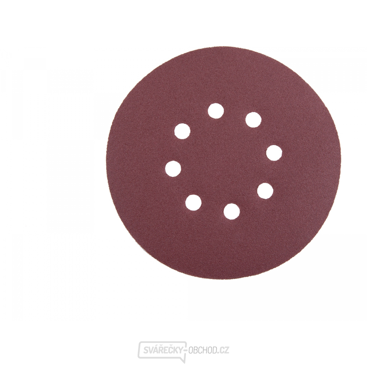 Papír brusný výsek 150mm, zr. P80, suchý zip - 10 ks