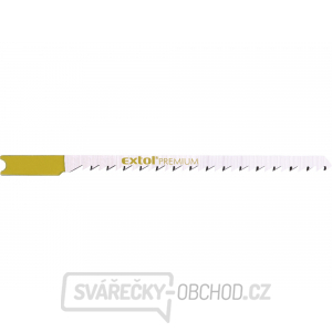 Plátky do přímočaré pily 5ks, 75x2,5mm, úchyt UNIVERSAL, HCS gallery main image