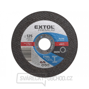 Kotouč řezný na ocel/nerez, 125x1,6x22,2mm Kotouč řezný na ocel/nerez, 125x1,6x22,2mm gallery main image