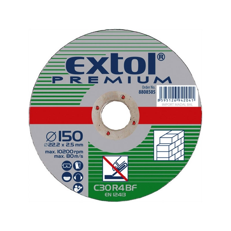 Kotouč řezný na kámen, 180x3,0x22,2mm 8808508