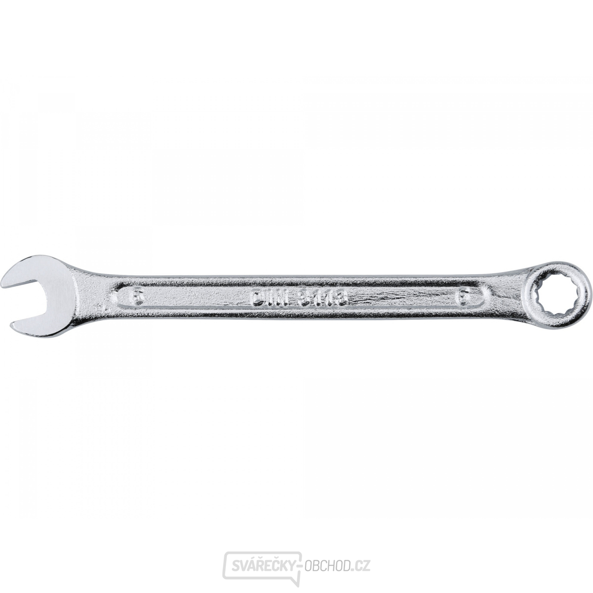 Klíč očkoplochý, 6mm, CrV