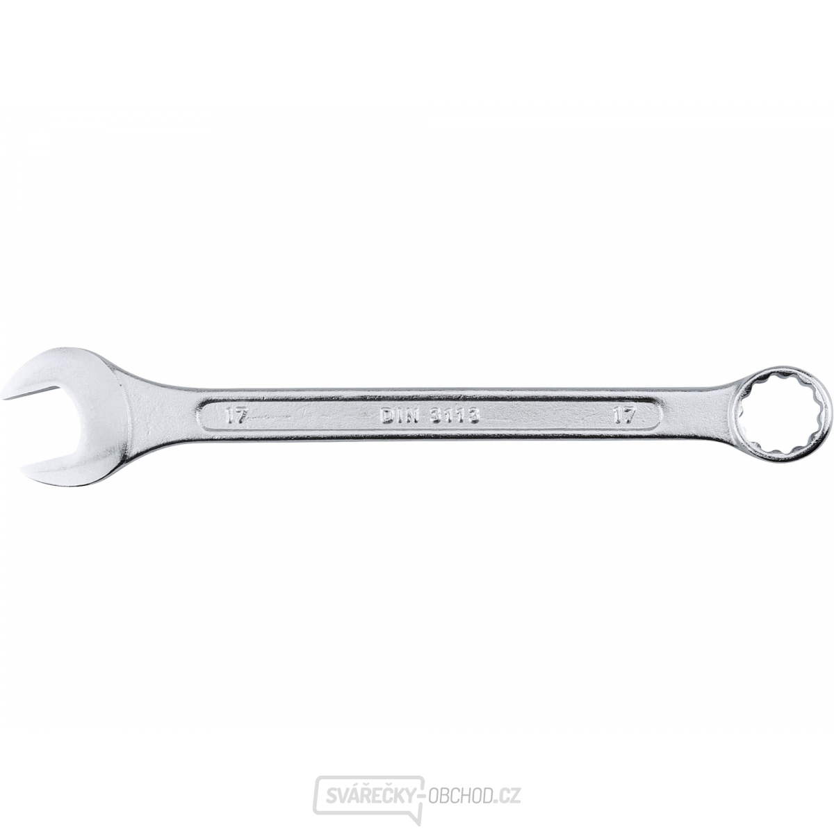 Klíč očkoplochý, 17mm, CrV