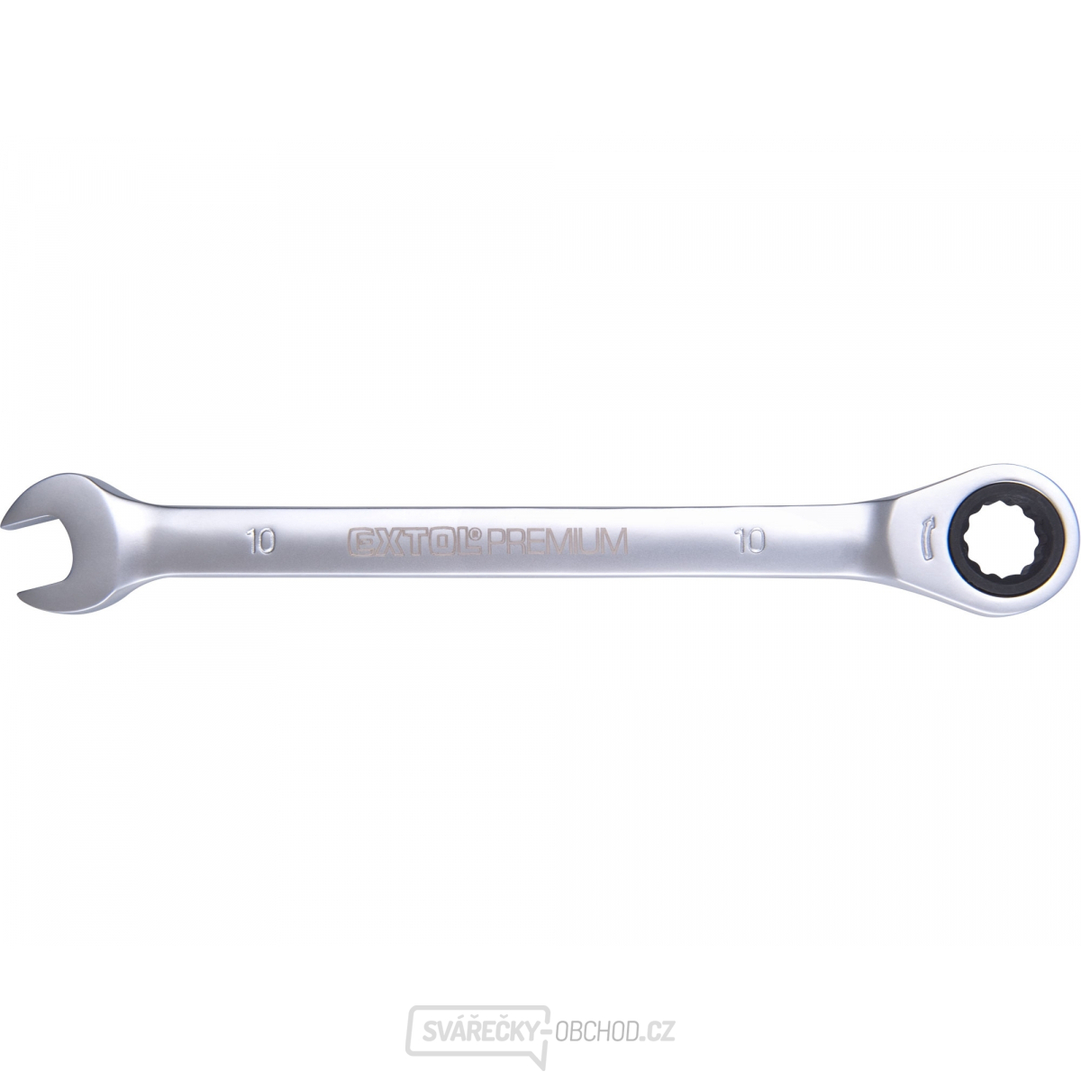 Klíč ráčnový očkoplochý, 72 zubů, 10mm, CrV