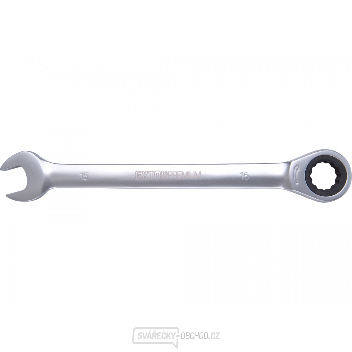 Klíč ráčnový očkoplochý, 72 zubů, 15mm, CrV Klíč ráčnový očkoplochý, 72 zubů, 15mm, CrV gallery main image