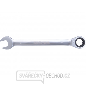 Klíč ráčnový očkoplochý, 72 zubů, 19mm, CrV Klíč ráčnový očkoplochý, 72 zubů, 19mm, CrV