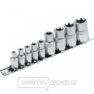 Hlavice nástrčné vnitřní TORX , sada 9ks, CrV Hlavice nástrčné vnitřní TORX , sada 9ks, CrV gallery main image